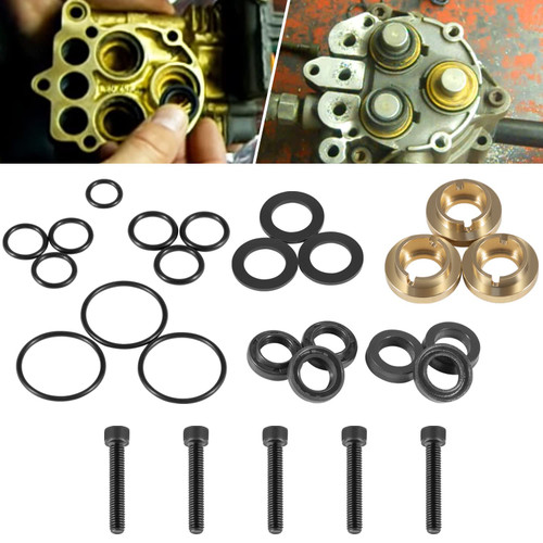Upgraded Pressure Washer Seal Kit Used on Some Medium Frame Pressure Washer Pumps #190595GS,580752550,580752300, Replace for Briggs & Stratton 190595Gs 190711Gs, 27pcs