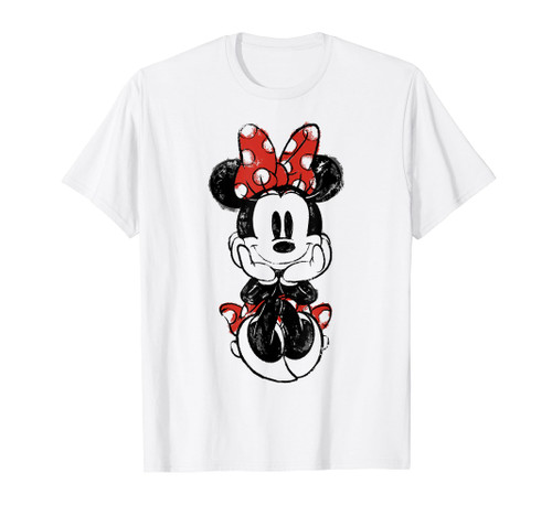 Disney Mickey And Friends Minnie Mouse Doodle T-Shirt Disney Mickey And Friends Minnie Mouse Doodle T-Shirt