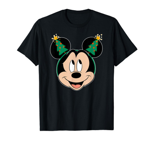 Disney Mickey Mouse Christmas Tree Holiday Headband T-Shirt