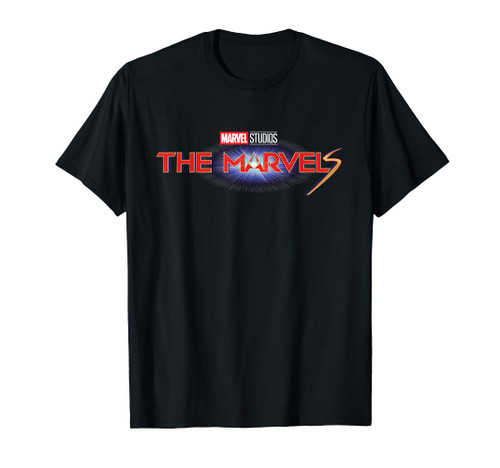 Marvel Studios The Marvels Official Movie Logo T-Shirt