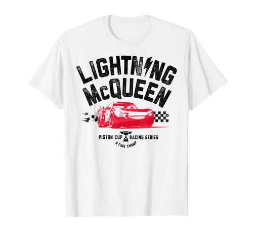 Disney Pixar Cars 3 Lightning McQueen Piston Cup Vintage T-Shirt Disney Pixar Cars 3 Lightning McQueen Piston Cup Vintage T-Shirt
