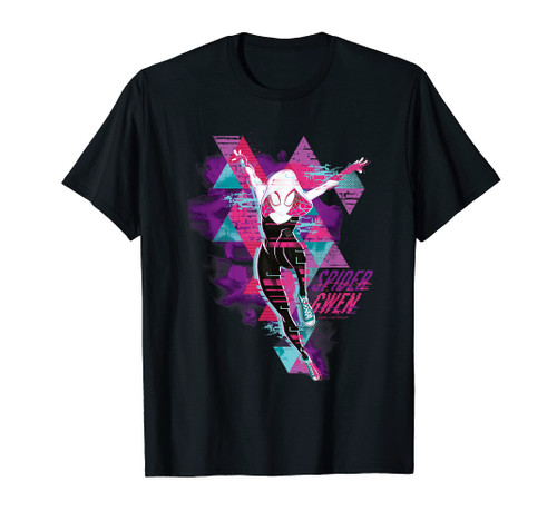 Marvel Spider-Man: Across the Spider-Verse Gwen Glitch T-Shirt