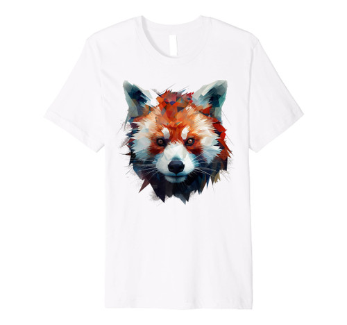Red Panda Polygon - Zoo Animal Red Panda Premium T-Shirt