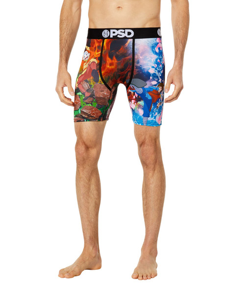 PSD Men's Avatar Elements Boxer Briefs, Multi, L
