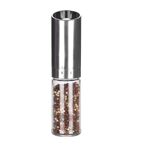 Pepper Grinders, Electric Pepper and Salt Grinder Sets, Electric Pepper Grinders, LED Light Pepper,Coarseness Automatic Salt Grinder, Pepper Mill Automatic, Battery Operated Pepper Grinder for Cooking
