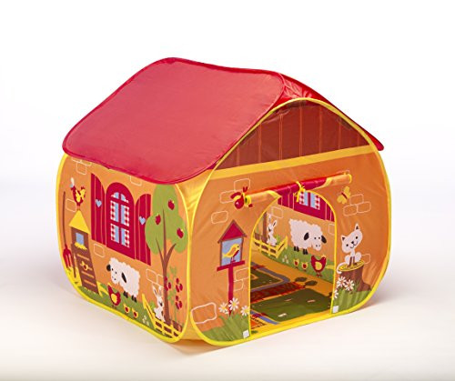 Pop-it-up Farm Play Tent with Playmat.red Pop-it-up Farm Play Tent with Playmat.red