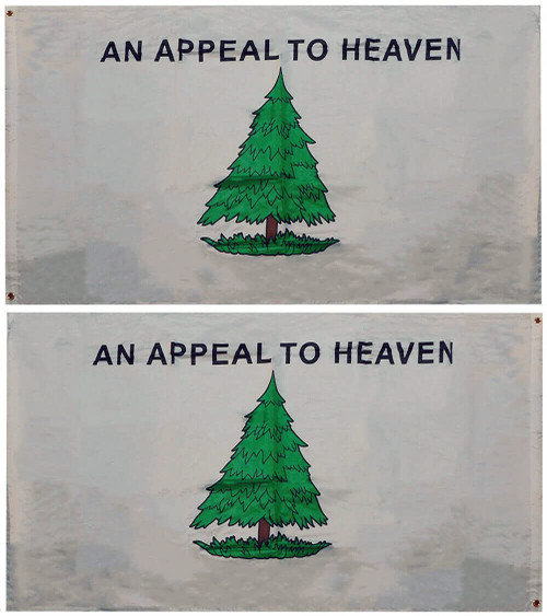 Trade Winds An Appeal To Heaven Washington Cruiser feets Realistic Tree Premium Quality Heavy Duty Fade Resistant Rough Tex 68D Double Sided 3x5 3 feetx5 feet Woven Poly Nylon Flag Banner, Multi