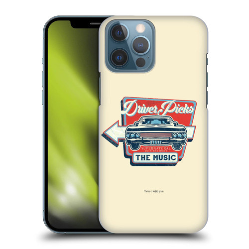 Head Case Designs Officially Licensed Supernatural Driver Picks Vectors Hard Back Case Compatible with Apple iPhone 13 Pro Max