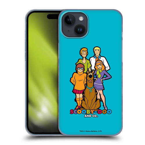 Head Case Designs Officially Licensed Scooby-Doo Scooby-Doo and Co. Mystery Inc. Hard Back Case Compatible with Apple iPhone 15 Plus