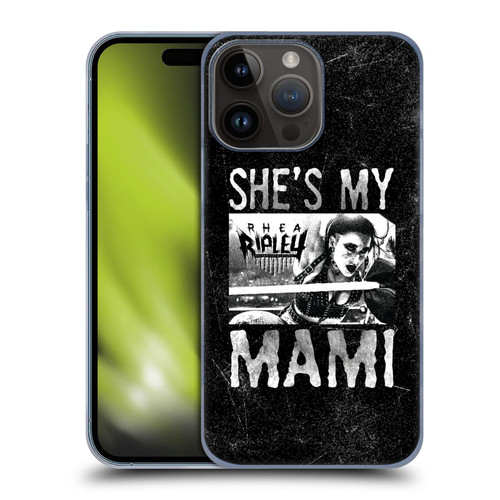 Head Case Designs Officially Licensed WWE She's My Mami Rhea Ripley Hard Back Case Compatible with Apple iPhone 15 Pro Max