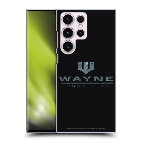 Head Case Designs Officially Licensed Batman DC Comics Wayne Industries Logo Duality Hard Back Case Compatible with Samsung Galaxy S23 Ultra 5G