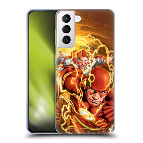 Head Case Designs Officially Licensed The Flash DC Comics New 52 Vol 4#1 Comic Book Covers Soft Gel Case Compatible with Samsung Galaxy S21+ 5G