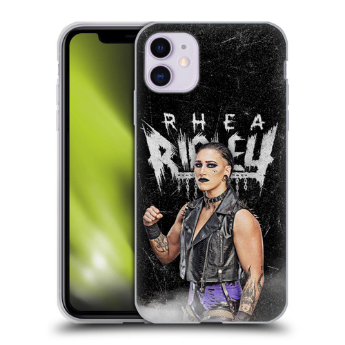 Head Case Designs Officially Licensed WWE Portrait Rhea Ripley Soft Gel Case Compatible with Apple iPhone 11