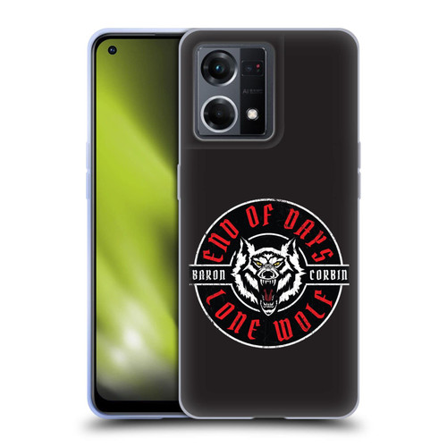 Head Case Designs Officially Licensed WWE Lone Wolf 1 Baron Corbin Soft Gel Case Compatible with Oppo Reno8 4G