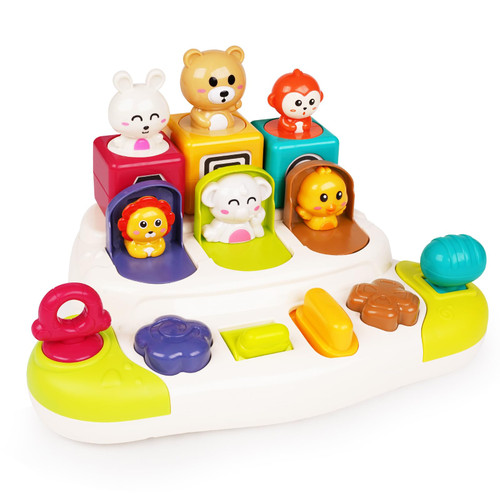 Baby Pop Up Toy- Colorful Cause and Effect Toys for Babies 12 Months Montessori Toy Toddler Infant Toys- Sensory Toy Interactive Pop Up Baby Toy- Popup Animal Toy for Early Learning Development Toy Baby Pop Up Toy- Colorful Cause and Effect Toys for Babies 12 Months Montessori Toy Toddler Infant Toys- Sensory Toy Interactive Pop Up Baby Toy- Popup Animal Toy for Early Learning Development Toy