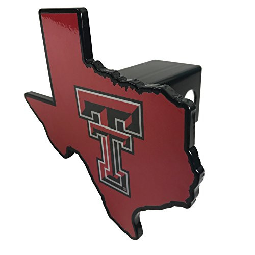 AMG Auto Emblems Texas Tech University Red Raiders Premium SOLID METAL Heavy Duty Hitch Cover - Texas Shaped AMG Auto Emblems Texas Tech University Red Raiders Premium SOLID METAL Heavy Duty Hitch Cover - Texas Shaped