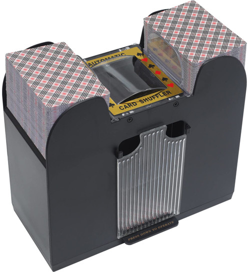 Bemecato Card Shuffler 6 Deck Electric - UNO Automatic Card Shuffler for Casino and Family Party