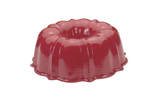Nordicware 6-Cup Non-Stick Red/Blue Bundt Pan, Lightweight