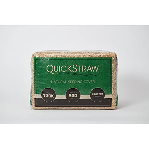 QuickStraw 7008171 2.3 cu. ft. 500 sq. ft. Straw Seeding Cover44; Natural QuickStraw 7008171 2.3 cu. ft. 500 sq. ft. Straw Seeding Cover44; Natural