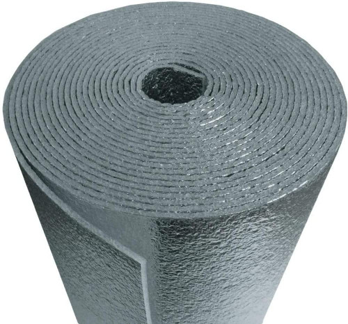 US Energy Products R-8 HVAC Duct Wrap Insulation Reflective Double Sided Foam Core (Class 1-A ASTM FIRE Rated) (AD5 1/4INCH Thick) (2ft x 10ft)