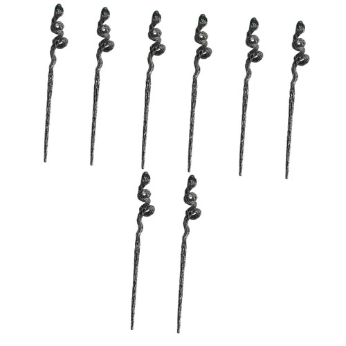 BESTOYARD 8 pcs snake hairpin vintage accessories chinese hair accessories snake headpiece hair sticks Vintage Hair Chopsticks french hair pin Metal chopsticks for hair women hair pin Gothic