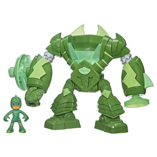 PJ Masks Robo-Gekko Preschool Toy with Lights and Sounds for Kids Ages 3 and Up, Gekko Robot Suit with Gekko Action Figure PJ Masks Robo-Gekko Preschool Toy with Lights and Sounds for Kids Ages 3 and Up, Gekko Robot Suit with Gekko Action Figure
