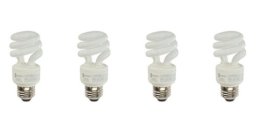 EcoSmart 9 Watt Soft White Compact Fluorescent (CFL) Light Bulbs 4-Pack, 40 Watt Equivalent, 550 Lumens EcoSmart 9 Watt Soft White Compact Fluorescent (CFL) Light Bulbs 4-Pack, 40 Watt Equivalent, 550 Lumens