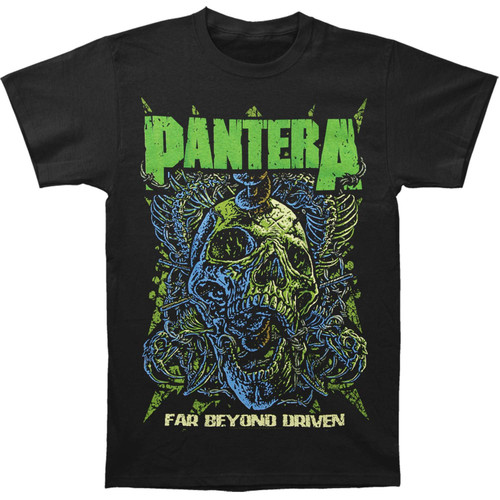 Bravado Men's Pantera Far Beyond Driven T Shirt,Black,XX-Large