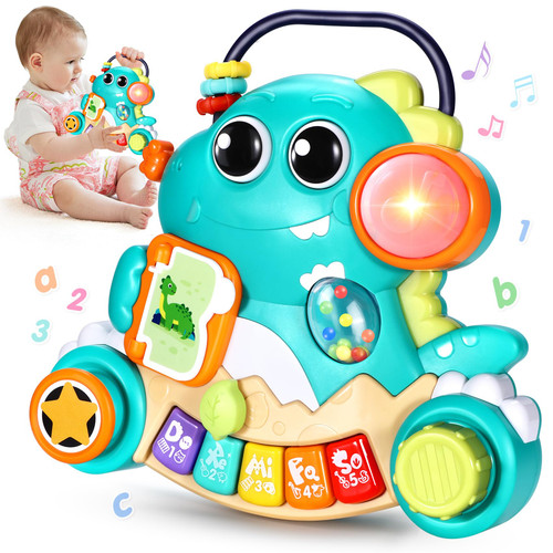 Baby Toys 6-12 Months Dinosaur Piano Music Light Up Toys for 1 Year Old Boys Girls Infant Toys for 7 8 9 10 12 18 Months Early Learning Interactive Piano Keyboard Toys 1 Year Old Xmas Birthday Gift Baby Toys 6-12 Months Dinosaur Piano Music Light Up Toys for 1 Year Old Boys Girls Infant Toys for 7 8 9 10 12 18 Months Early Learning Interactive Piano Keyboard Toys 1 Year Old Xmas Birthday Gift