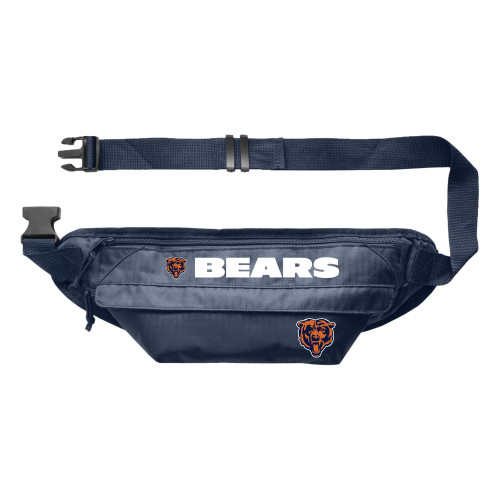 Littlearth unisex-adult NFL Chicago Bears Large Fanny Pack, Team Color, One Size