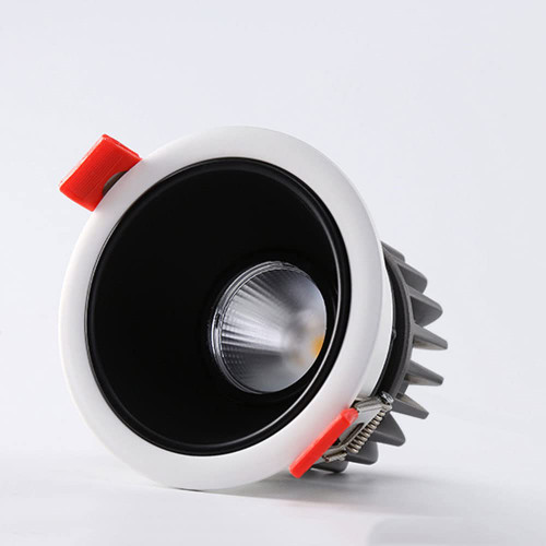 LBSWYH Dimmable Light LED Can Lights White Aluminum Retrofit Recessed Lighting Ceiling Black Baffle Trim, 5W,7W,10W,12W,15W,20W Downlight, Spotlight