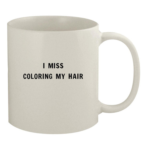 Molandra Products I Miss Coloring My Hair - Ceramic 11oz White Mug, White