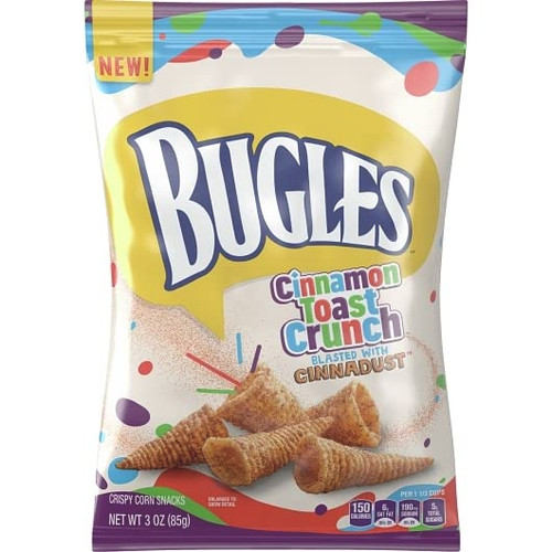 Bugles Cinnamon Toast Crunch (Churro), 3-Ounce Bags (Pack of 6) Bugles Cinnamon Toast Crunch (Churro), 3-Ounce Bags (Pack of 6)
