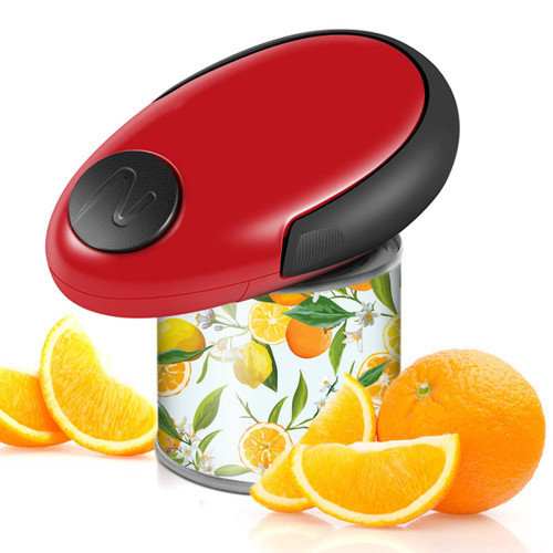 FlyBanboo Electric Can Opener, Restaurant Can Opener Automatic, Hand Free Can Opener, Can Openers for Arthritis and Senior, Best Kitchen Gadget, Mini Red FlyBanboo Electric Can Opener, Restaurant Can Opener Automatic, Hand Free Can Opener, Can Openers for Arthritis and Senior, Best Kitchen Gadget, Mini Red