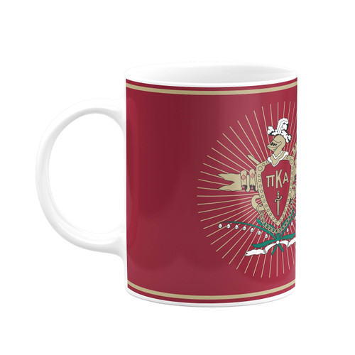 greeklife.store Pi Kappa Alpha Ceramic Coffee Mug 11 OZ Tea Cup (Pi Kappa Alpha - 1)