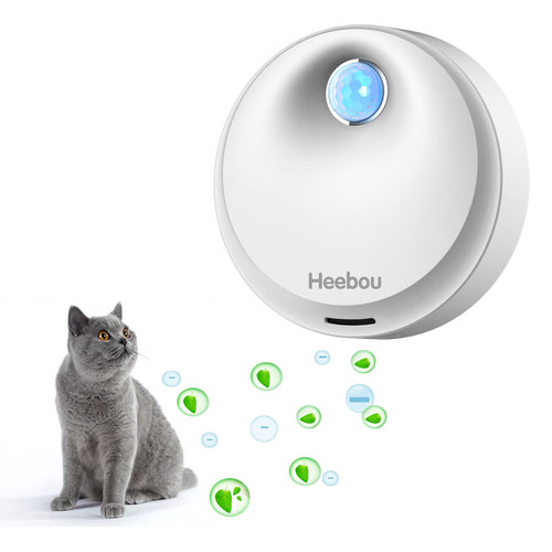 Heebou Cat Litter Deodorizer - Litter Box Odor Eliminator for All Kinds of Pets Room Wardrobe Kitchen Shoe Cabinet Toilet and Small Area Smart Deodorization Dust-Free
