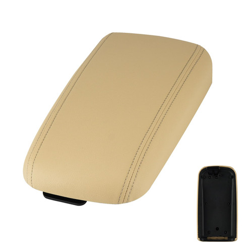 Youxmoto Center Console Lid for Chevy Trailblazer/GMC Envoy 2002 2003 2004 2005 2006 2007 2008 2009; Armrest Cover Repair Kit for Buick Rainier/Isuzu Ascender/Oldsmobile Bravada/Saab 9-7x, Beige