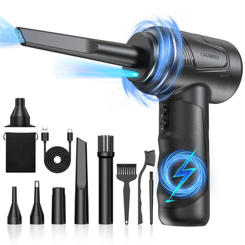 Compressed Air Duster 4.0,Cordless Air Blower,Electric Air Duster for Cleaning Keyboard&PC,Air Cleaning Kit, 3 Speed Duster Cleaner with LED-Light-no Canned air dusters-car Dusters Compressed Air Duster 4.0,Cordless Air Blower,Electric Air Duster for Cleaning Keyboard&PC,Air Cleaning Kit, 3 Speed Duster Cleaner with LED-Light-no Canned air dusters-car Dusters