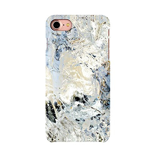 Grey White Marble Stone Texture Pattern Iphone 7 Case, Custom Iphone 7G 4.7Inch Cover