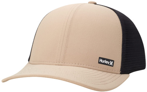 Hurley Men's League H2O-Dri Snapback Baseball Cap, Size One Size, Khaki/Black