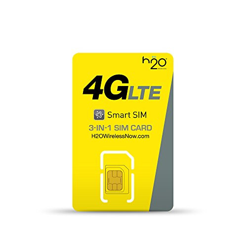 h2o Smart SIM Starter Kit 3-in-1 GSM SIM Card