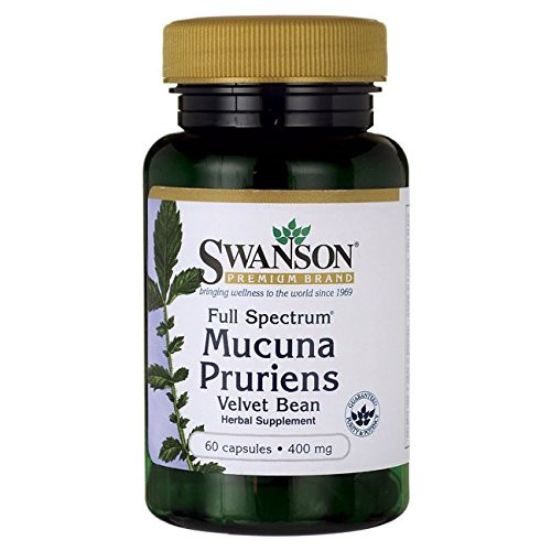 Swanson Full Spectrum Mucuna Pruriens 400 Milligrams 60 Capsules