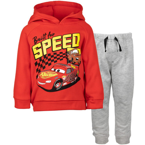 Disney Pixar Cars Lightning McQueen Mater Toddler Boys Fleece Hoodie & Pants Set 4T Disney Pixar Cars Lightning McQueen Mater Toddler Boys Fleece Hoodie & Pants Set 4T