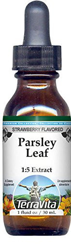 Parsley Leaf Glycerite Liquid Extract (1:5) - Strawberry Flavored (1 oz, ZIN: 522793)