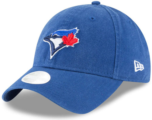 New Era Women's MLB Core Classic 9TWENTY Adjustable Hat Cap One Size Fits All (Toronto Blue Jays)