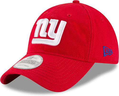 New Era NFL Core Classic 9TWENTY Adjustable Hat Cap One Size Fits All (New York Giants Red) New Era NFL Core Classic 9TWENTY Adjustable Hat Cap One Size Fits All (New York Giants Red)