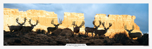 The Magnificent Seven Cabela's Edition Mule Deer Print by Robert King
