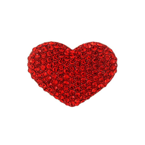 EMEGCY Red Heart Brooch for Women Rhinestone Red Heart Brooch Red Heart Lapel Pin Jewelry Gift for Mom Wife EMEGCY Red Heart Brooch for Women Rhinestone Red Heart Brooch Red Heart Lapel Pin Jewelry Gift for Mom Wife