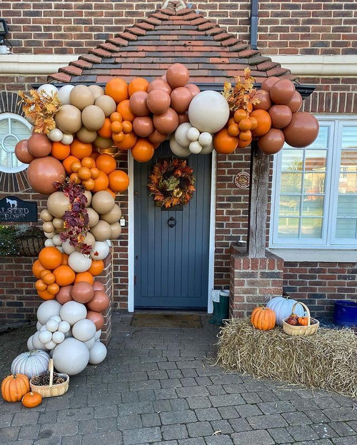 Fall Balloon Garland Arch Kit - Double Stuffed Burnt Orange Balloon Garland, 138pcs Terracotta Balloon for Baby Shower, Birthday, Bridal Shower, Wedding, Anniversary Party Supplies Fall Balloon Garland Arch Kit - Double Stuffed Burnt Orange Balloon Garland, 138pcs Terracotta Balloon for Baby Shower, Birthday, Bridal Shower, Wedding, Anniversary Party Supplies
