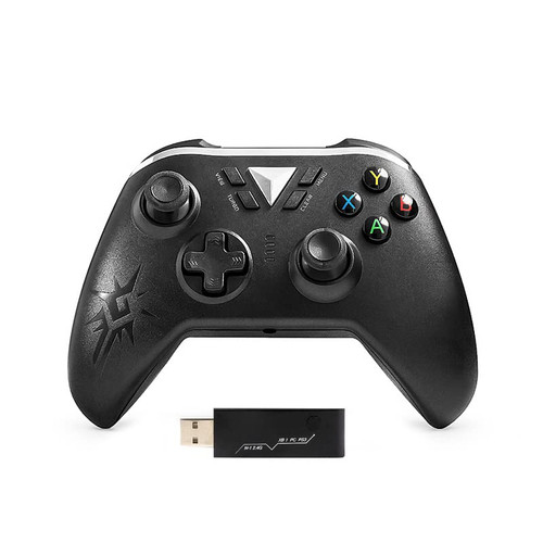 LKHSYAN Wireless Controller, 2.4GHZ Dual-Vibration Joystick Game Controller Compatible with Xbox One/Xbox Series X/S/Xbox One S/Xbox One X/Windows PC (Black)